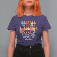 International Women's Day T Shirt For Women Happy IWD 8 March Inspire Inclusion 2024 - Wonder Print Shop