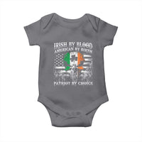 Irish American Baby Onesie Irish By Blood American By Birth Patriot By Choice