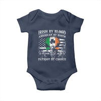Irish American Baby Onesie Irish By Blood American By Birth Patriot By Choice