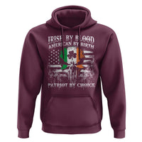 Irish American Hoodie Irish By Blood American By Birth Patriot By Choice