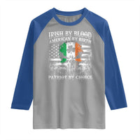 Irish American Raglan Shirt Irish By Blood American By Birth Patriot By Choice