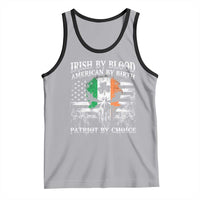 Irish American Tank Top Irish By Blood American By Birth Patriot By Choice