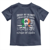 Irish American Toddler T Shirt Irish By Blood American By Birth Patriot By Choice