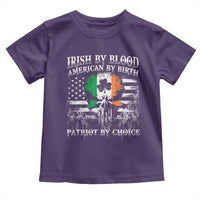 Irish American Toddler T Shirt Irish By Blood American By Birth Patriot By Choice