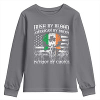 Irish American Youth Sweatshirt Irish By Blood American By Birth Patriot By Choice