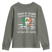 Irish American Youth Sweatshirt Irish By Blood American By Birth Patriot By Choice