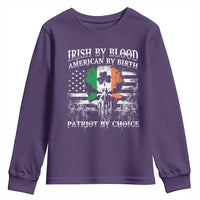 Irish American Youth Sweatshirt Irish By Blood American By Birth Patriot By Choice
