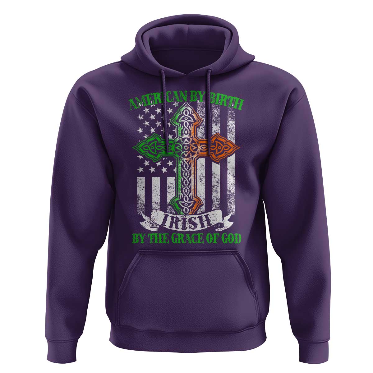 American By Birth Irish By The Grace Of God Hoodie