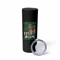 American By Birth Irish By The Grace Of God Skinny Tumbler