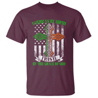 American By Birth Irish By The Grace Of God T Shirt
