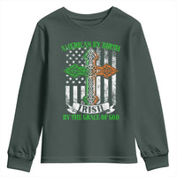 American By Birth Irish By The Grace Of God Youth Sweatshirt