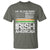 Irish American Pride T Shirt My Blood Runs Ireland America Flag