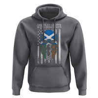 American Grown With Scots Irish Roots Hoodie American Ulster Scots Skull Flag