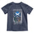 American Grown With Scots Irish Roots Toddler T Shirt American Ulster Scots Skull Flag