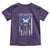 American Grown With Scots Irish Roots Toddler T Shirt American Ulster Scots Skull Flag