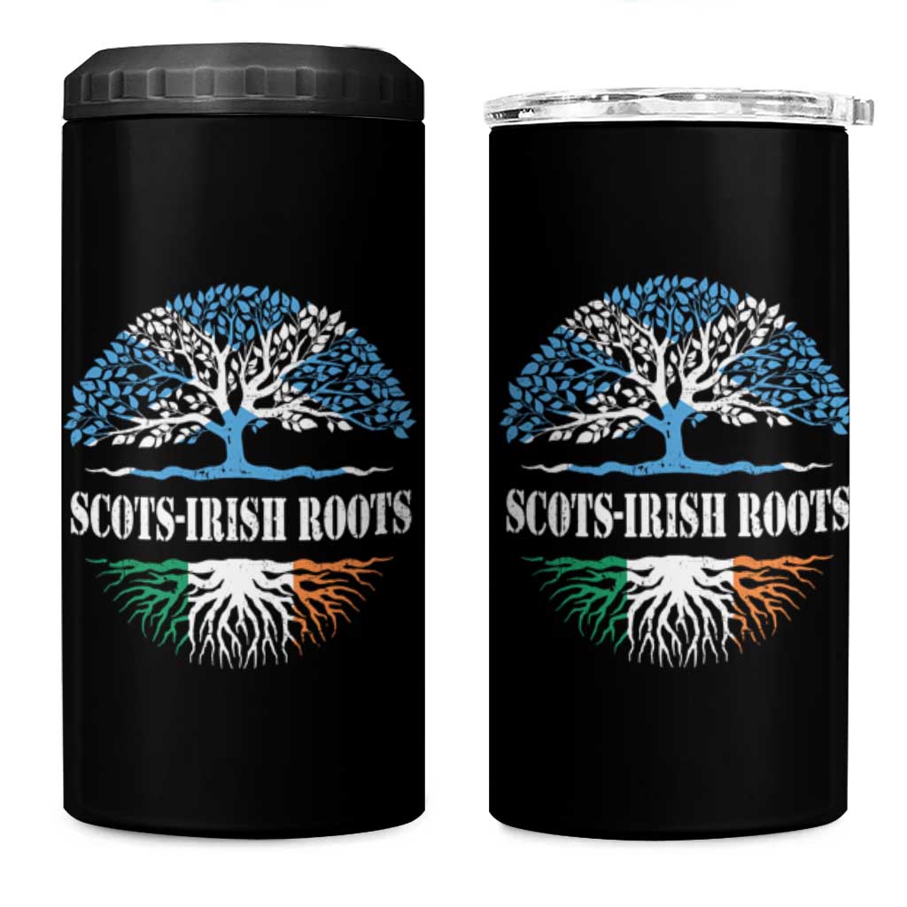 Scots-Irish Roots 4 in 1 Can Cooler Tumbler Ulster Scots Ireland Scotland