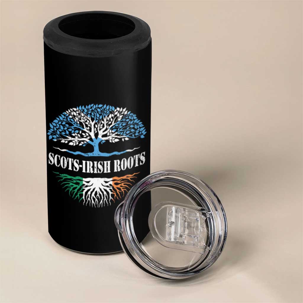Scots-Irish Roots 4 in 1 Can Cooler Tumbler Ulster Scots Ireland Scotland