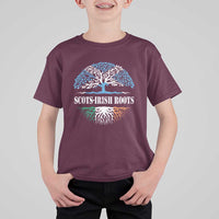 Scots-Irish Roots T Shirt For Kid Ulster Scots Ireland Scotland