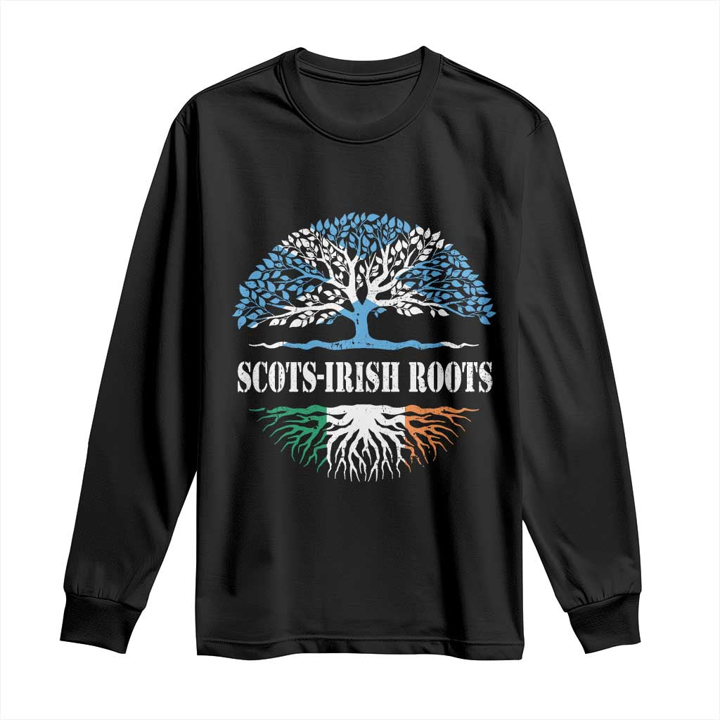 Scots-Irish Roots Long Sleeve Shirt Ulster Scots Ireland Scotland