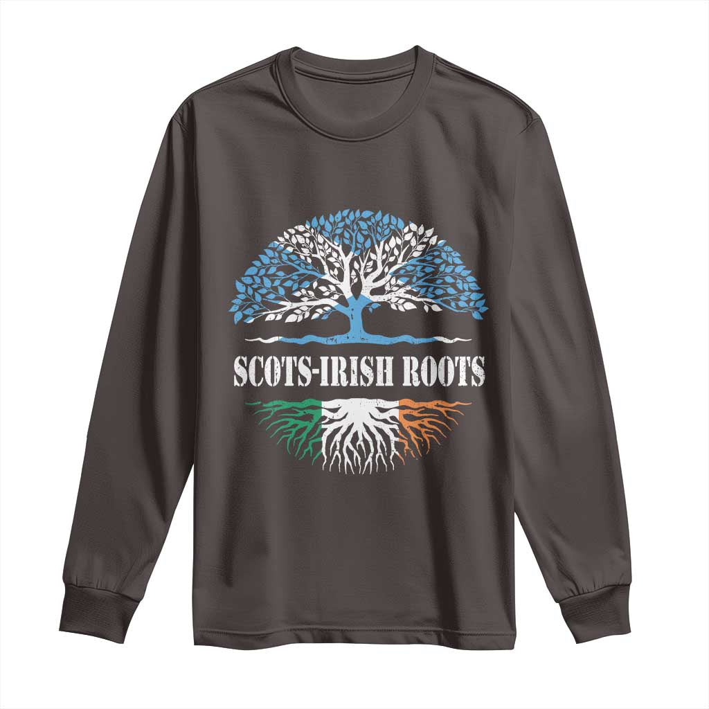 Scots-Irish Roots Long Sleeve Shirt Ulster Scots Ireland Scotland