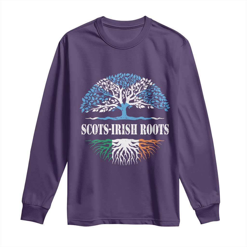 Scots-Irish Roots Long Sleeve Shirt Ulster Scots Ireland Scotland