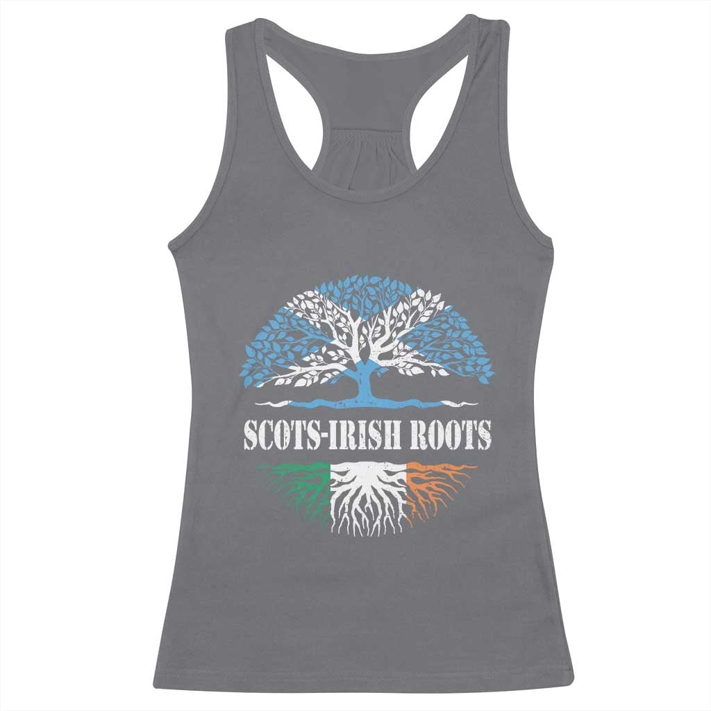 Scots-Irish Roots Racerback Tank Top Ulster Scots Ireland Scotland
