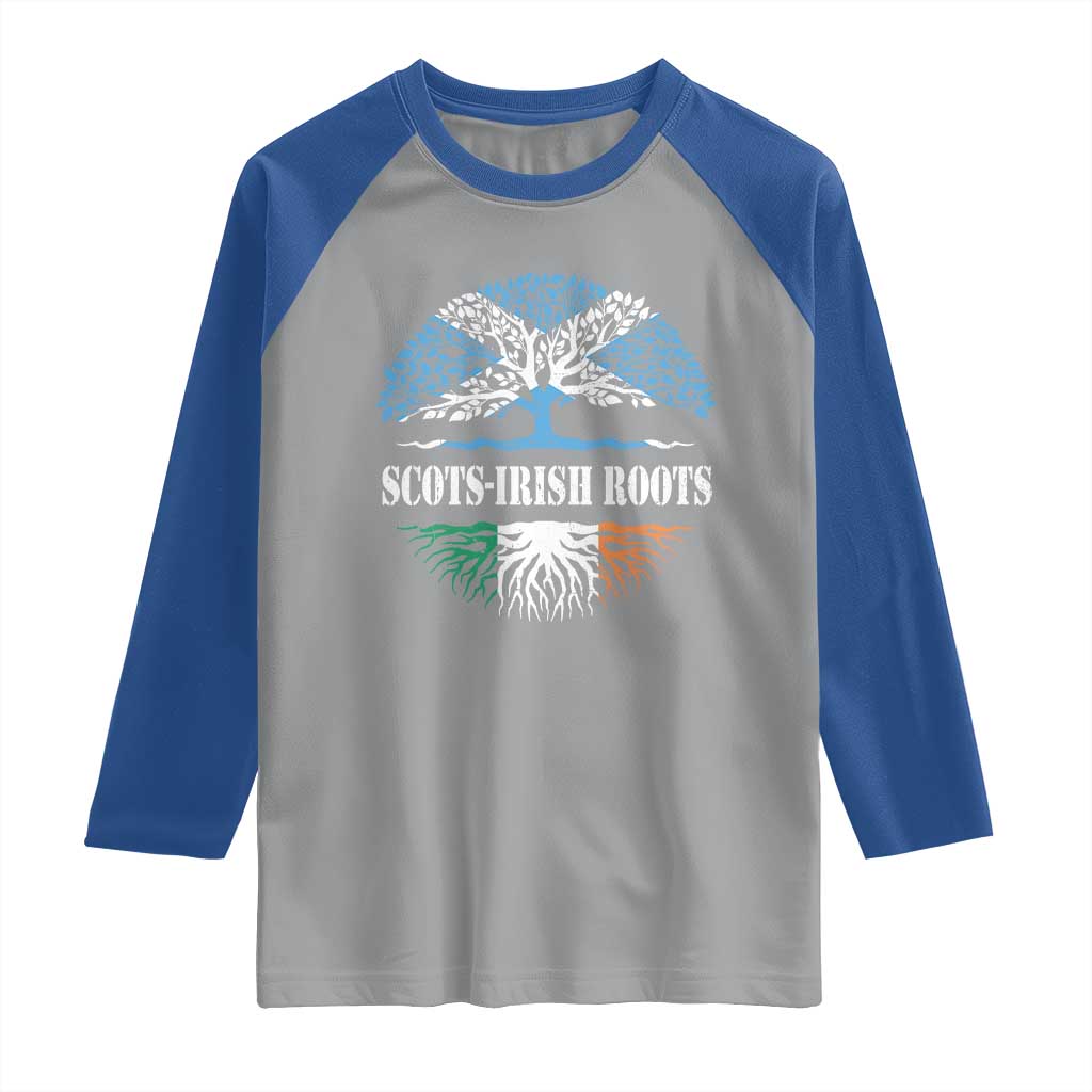 Scots-Irish Roots Raglan Shirt Ulster Scots Ireland Scotland