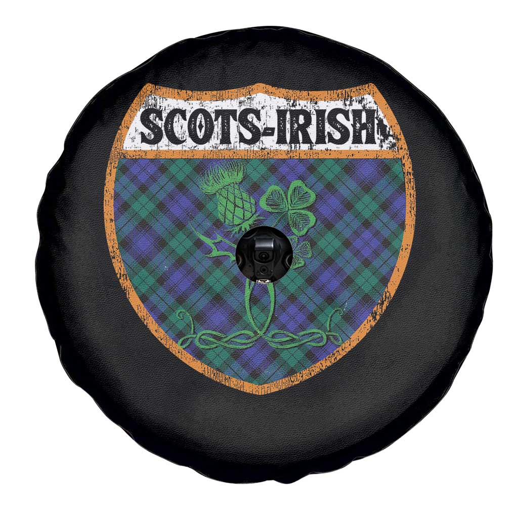 Scots-Irish Pride Spare Tire Cover Shamrock Ulster Scots Scotch Irish Shamrock Thistle
