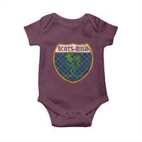 Scots-Irish Pride Baby Onesie Shamrock Ulster Scots Scotch Irish Shamrock Thistle