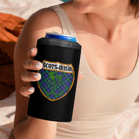 Scots-Irish Pride 4 in 1 Can Cooler Tumbler Shamrock Ulster Scots Scotch Irish Shamrock Thistle