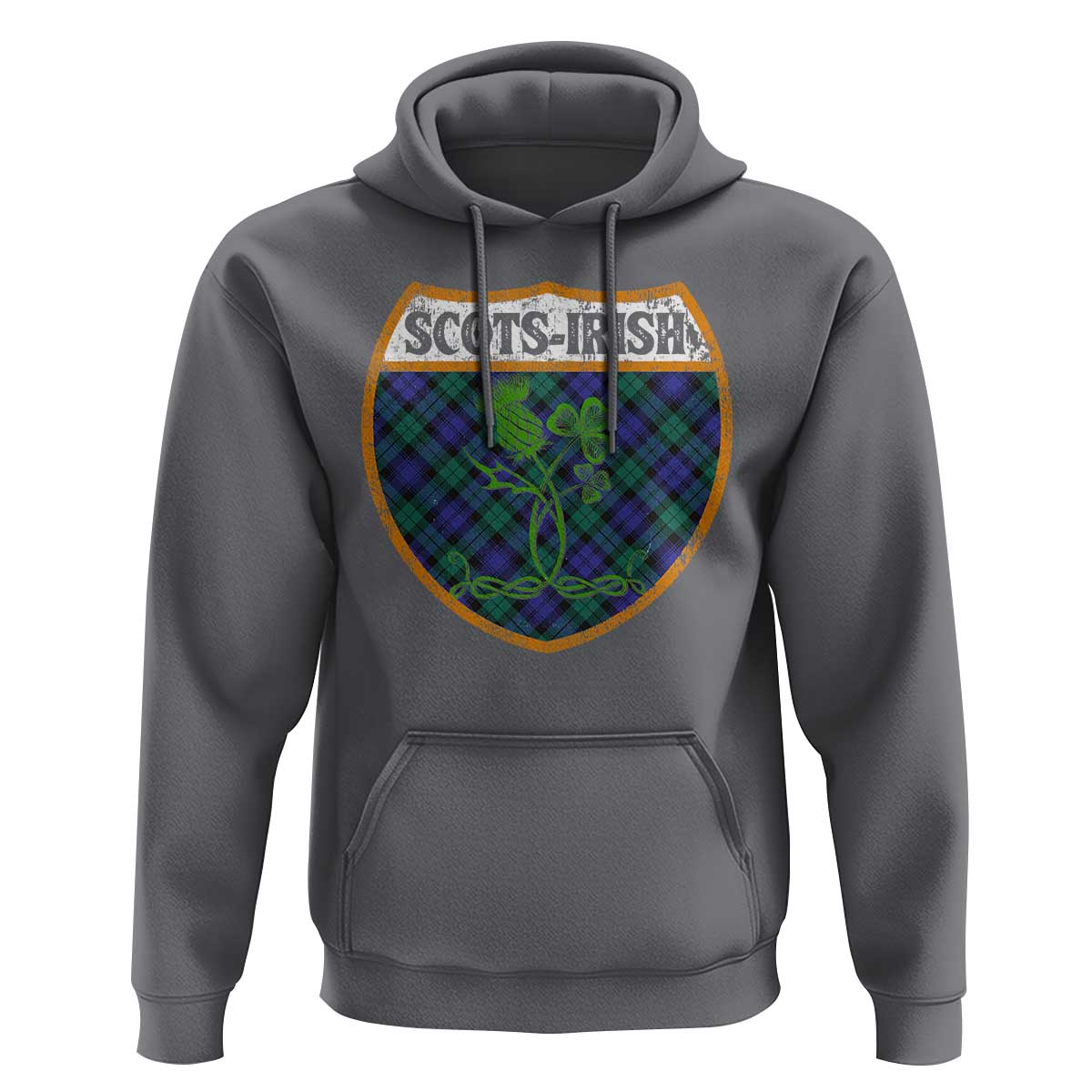 Scots-Irish Pride Hoodie Shamrock Ulster Scots Scotch Irish Shamrock Thistle