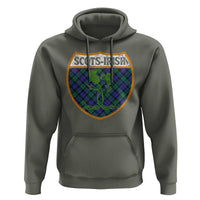 Scots-Irish Pride Hoodie Shamrock Ulster Scots Scotch Irish Shamrock Thistle
