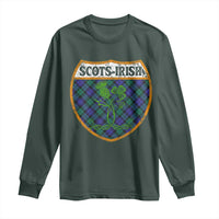 Scots-Irish Pride Long Sleeve Shirt Shamrock Ulster Scots Scotch Irish Shamrock Thistle