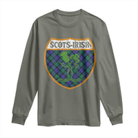 Scots-Irish Pride Long Sleeve Shirt Shamrock Ulster Scots Scotch Irish Shamrock Thistle