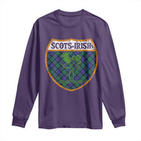 Scots-Irish Pride Long Sleeve Shirt Shamrock Ulster Scots Scotch Irish Shamrock Thistle