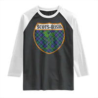 Scots-Irish Pride Raglan Shirt Shamrock Ulster Scots Scotch Irish Shamrock Thistle