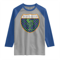 Scots-Irish Pride Raglan Shirt Shamrock Ulster Scots Scotch Irish Shamrock Thistle