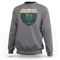 Scots-Irish Pride Sweatshirt Shamrock Ulster Scots Scotch Irish Shamrock Thistle