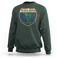 Scots-Irish Pride Sweatshirt Shamrock Ulster Scots Scotch Irish Shamrock Thistle