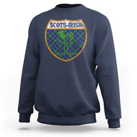 Scots-Irish Pride Sweatshirt Shamrock Ulster Scots Scotch Irish Shamrock Thistle