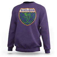 Scots-Irish Pride Sweatshirt Shamrock Ulster Scots Scotch Irish Shamrock Thistle