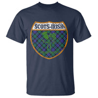 Scots-Irish Pride T Shirt Shamrock Ulster Scots Scotch Irish Shamrock Thistle
