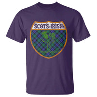Scots-Irish Pride T Shirt Shamrock Ulster Scots Scotch Irish Shamrock Thistle