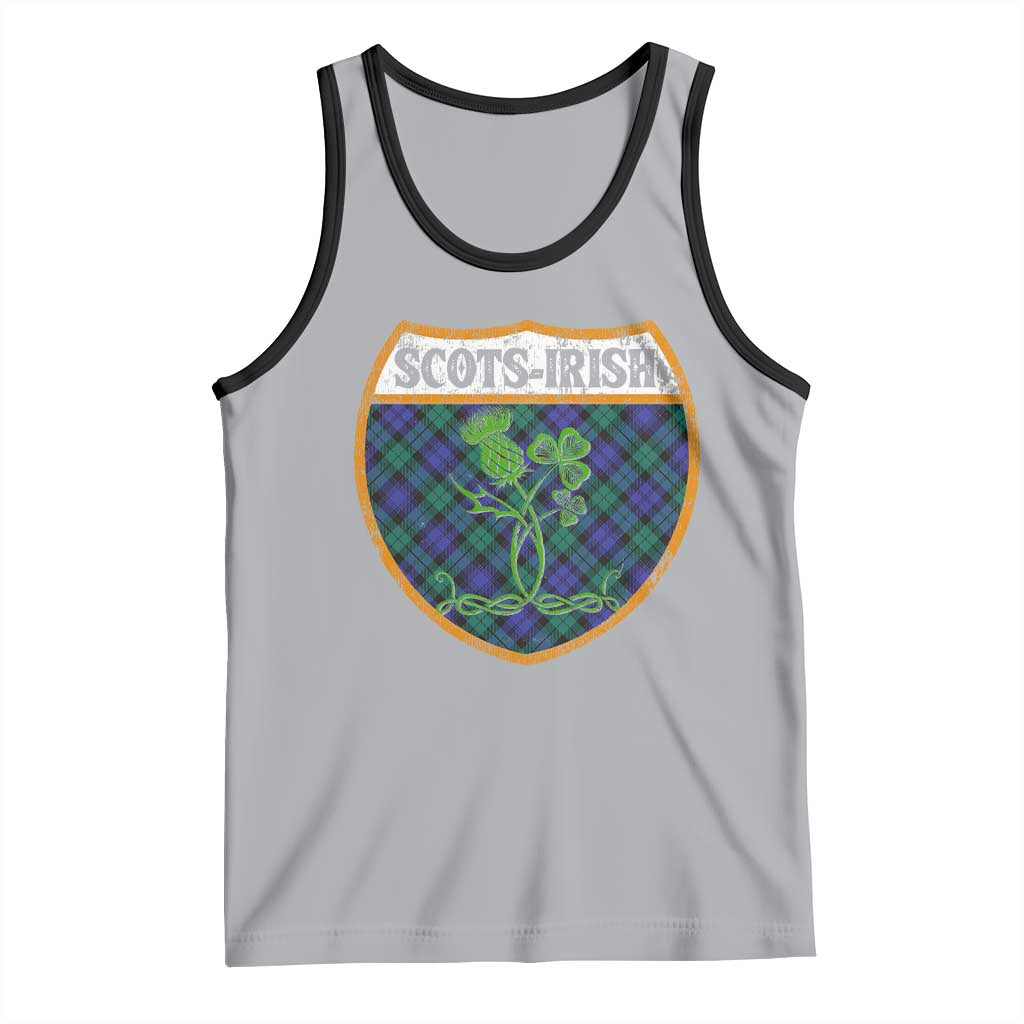 Scots-Irish Pride Tank Top Shamrock Ulster Scots Scotch Irish Shamrock Thistle