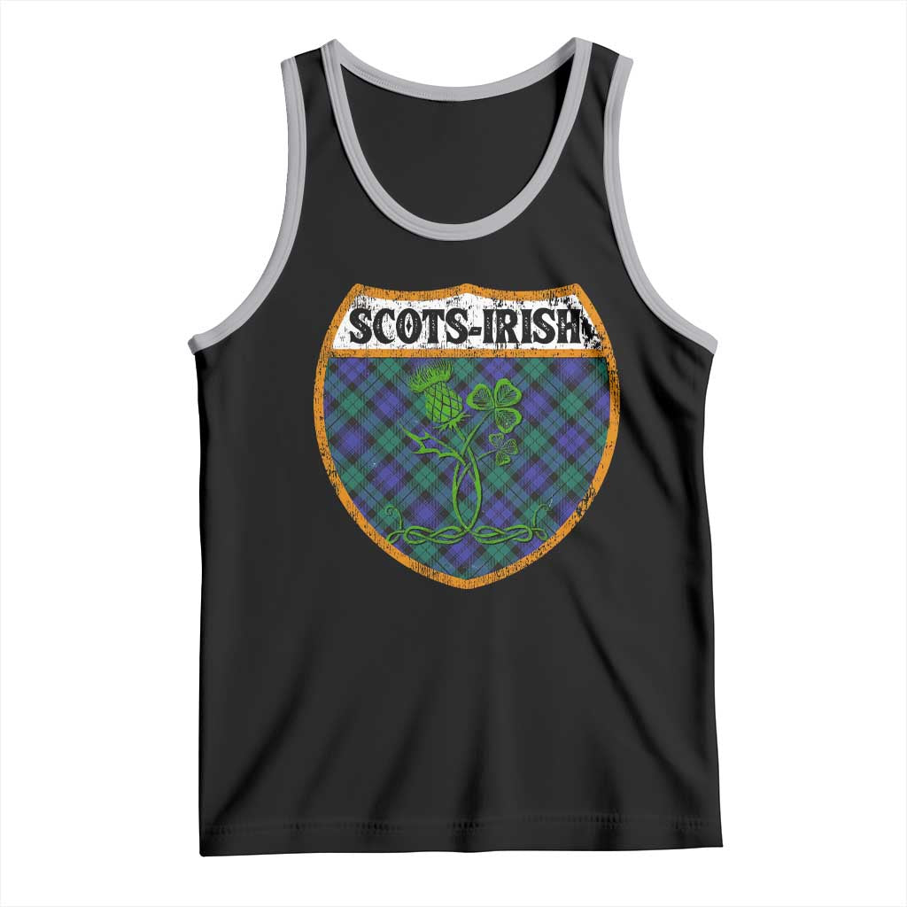 Scots-Irish Pride Tank Top Shamrock Ulster Scots Scotch Irish Shamrock Thistle
