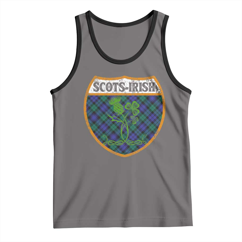 Scots-Irish Pride Tank Top Shamrock Ulster Scots Scotch Irish Shamrock Thistle