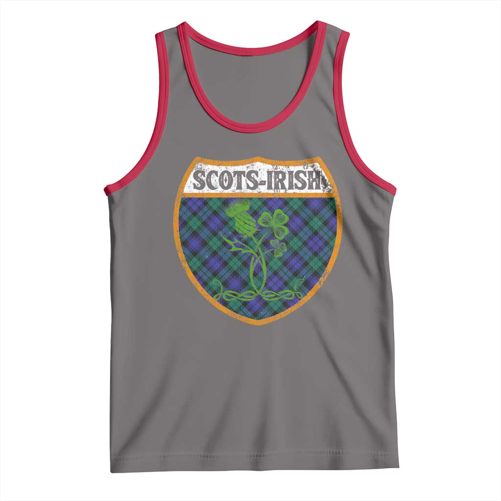 Scots-Irish Pride Tank Top Shamrock Ulster Scots Scotch Irish Shamrock Thistle