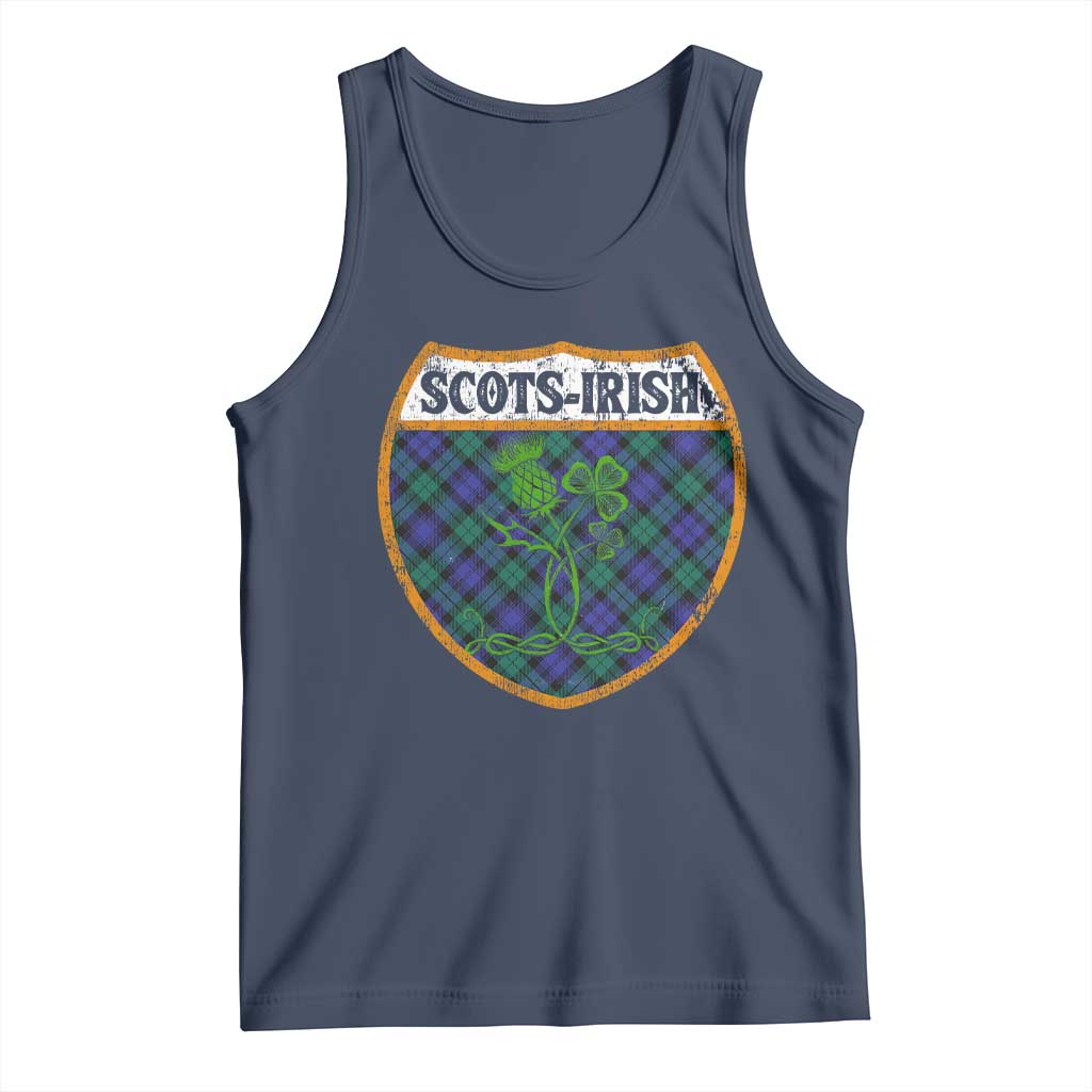 Scots-Irish Pride Tank Top Shamrock Ulster Scots Scotch Irish Shamrock Thistle