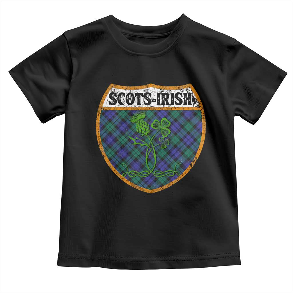 Scots-Irish Pride Toddler T Shirt Shamrock Ulster Scots Scotch Irish Shamrock Thistle