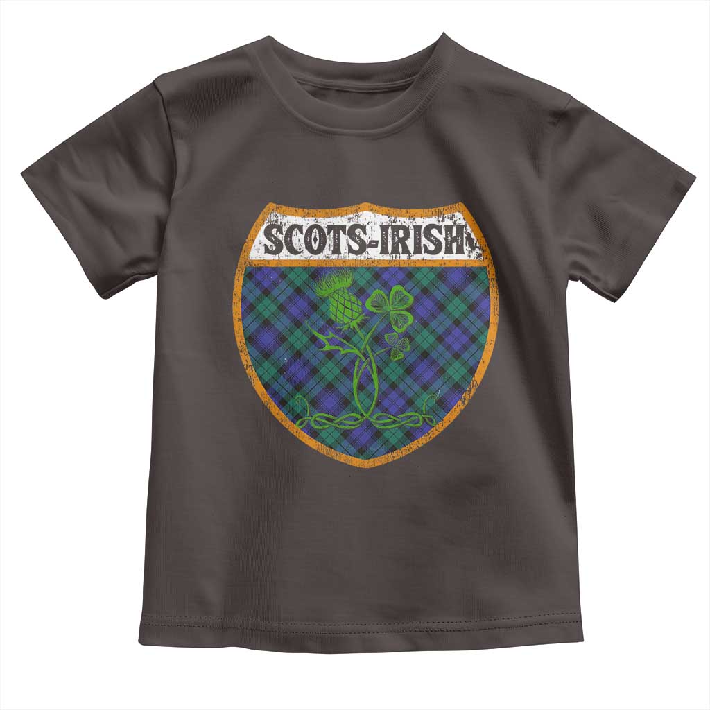 Scots-Irish Pride Toddler T Shirt Shamrock Ulster Scots Scotch Irish Shamrock Thistle